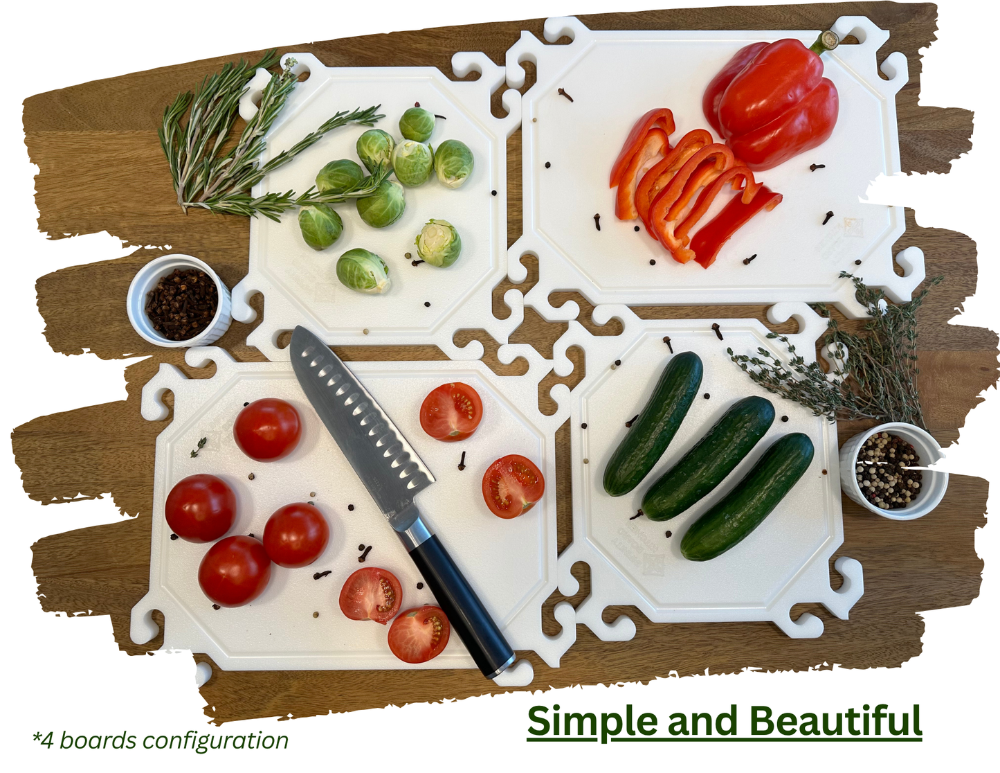 2 Smart Snap Plastic Boards – 10" x 13" x 0.5" and 10" x 9" x0.5"
